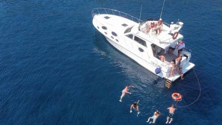 Escursione a Favignana e Levanzo in Yacht 