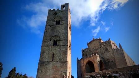 Erice al tramonto e Trapani centro storico